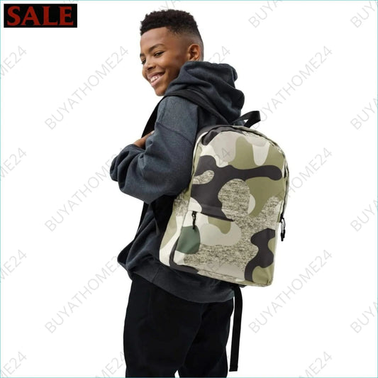 Jungen Rucksack 42 cm × 31 cm × 10 cm - BUYATHOME24 - Textildruck - GERMANY - ACCESSOIRES, Kinder Rucksack