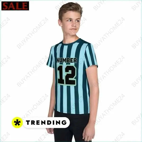 jungen-sport-t-shirt-134-cm-170-buyathome24-textildruck-341 - BUYATHOME24®