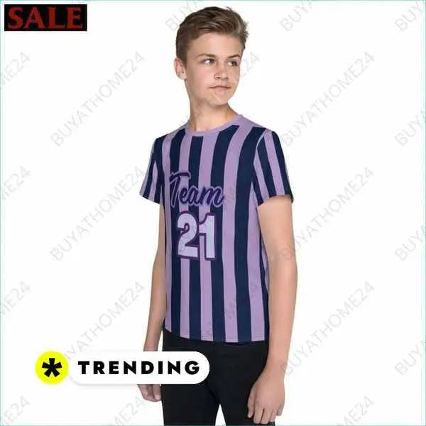jungen-sport-t-shirt-134-cm-170-buyathome24-textildruck-360 - BUYATHOME24®