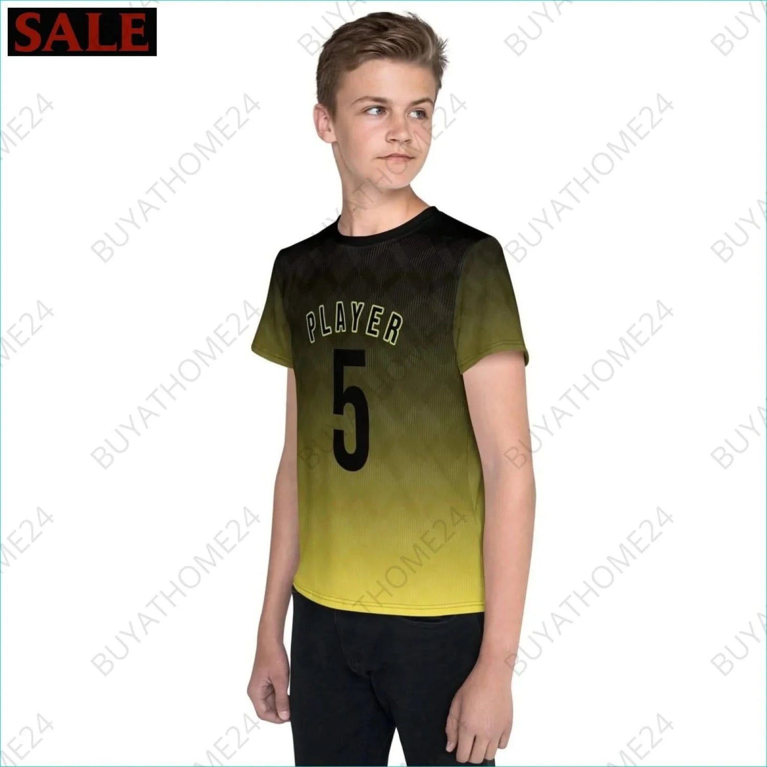 Jungen Sport T-Shirt 134 cm - 170 cm - BUYATHOME24 - Textildruck - GERMANY - Kinder Sport T-Shirt, KINDERMODE & BABYS