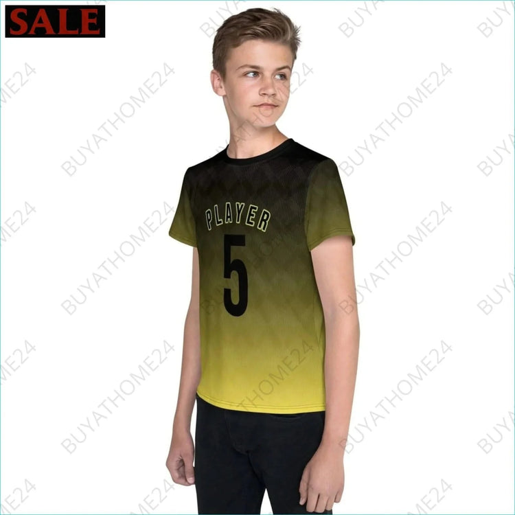 Jungen Sport T-Shirt 134 cm - 170 cm - BUYATHOME24 - Textildruck - GERMANY - Kinder Sport T-Shirt, KINDERMODE & BABYS