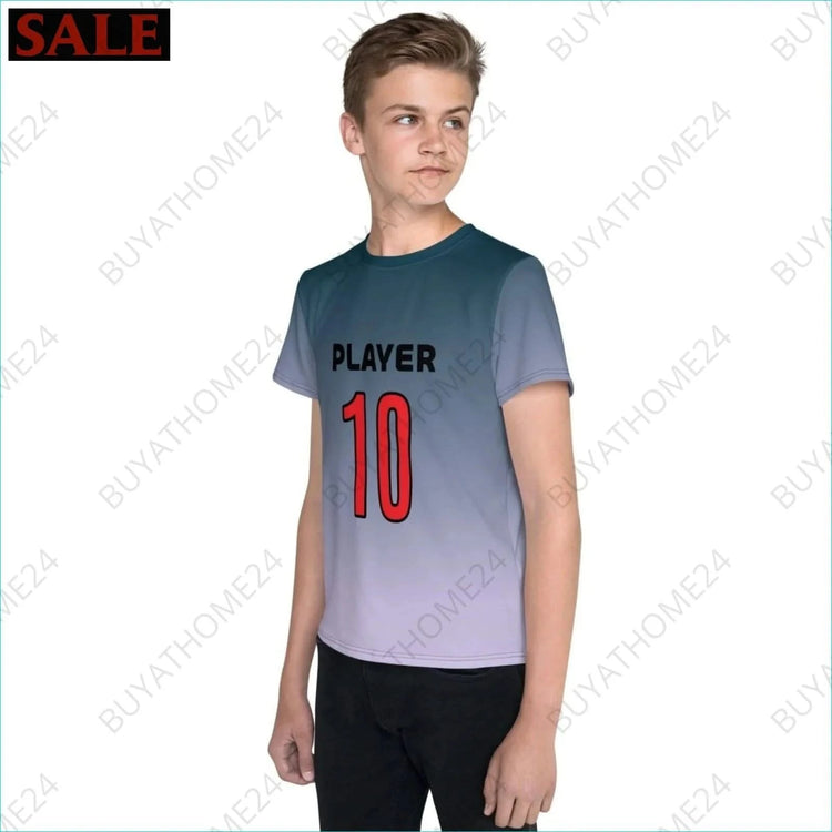 Jungen Sport T-Shirt 134 cm - 170 cm - BUYATHOME24 - Textildruck - GERMANY - Kinder Sport T-Shirt, KINDERMODE & BABYS