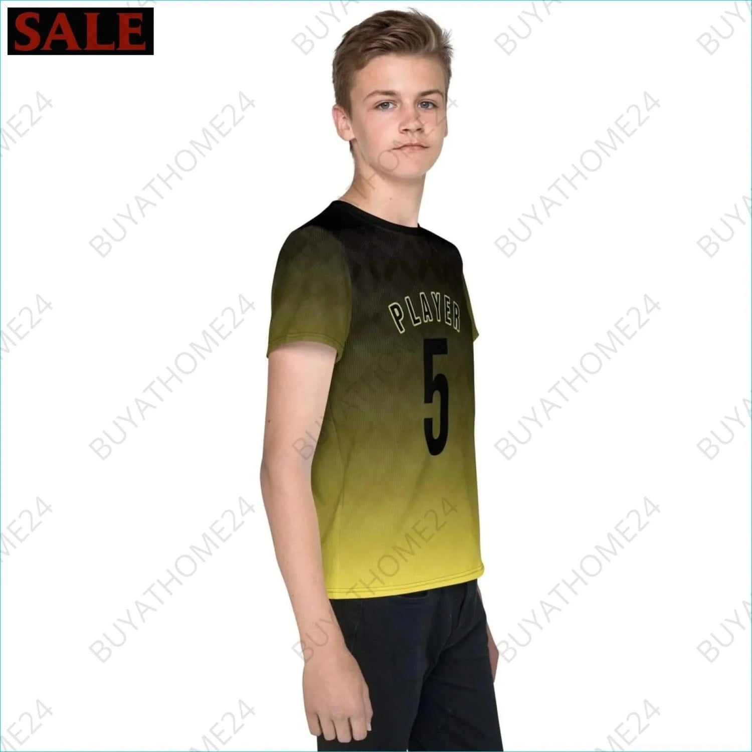 Jungen Sport T-Shirt 134 cm - 170 cm - BUYATHOME24 - Textildruck - GERMANY - Kinder Sport T-Shirt, KINDERMODE & BABYS