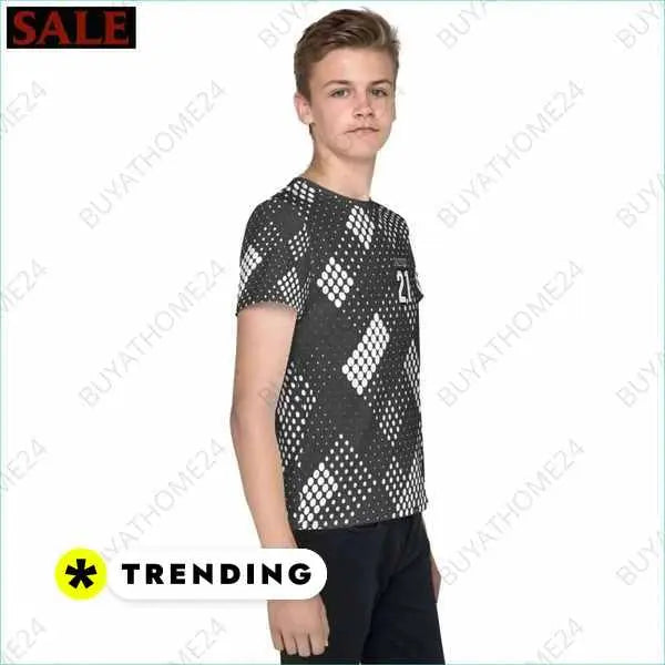 jungen-sport-t-shirt-134-cm-170-buyathome24-textildruck-457 - BUYATHOME24®
