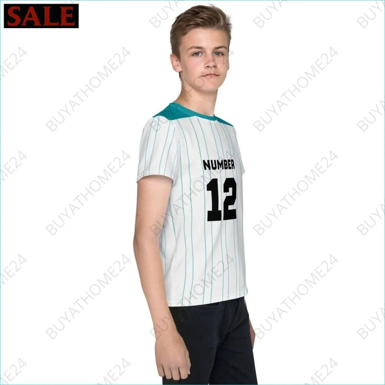 Jungen Sport T-Shirt 134 cm - 170 cm - BUYATHOME24 - Textildruck - GERMANY - Kinder Sport T-Shirt, KINDERMODE & BABYS