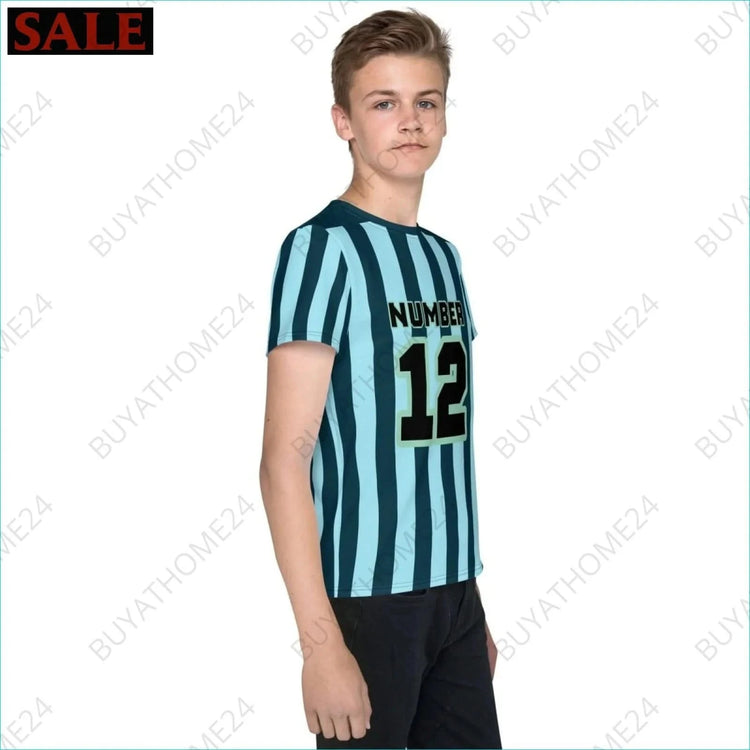 Jungen Sport T-Shirt 134 cm - 170 cm - BUYATHOME24 - Textildruck - GERMANY - Kinder Sport T-Shirt, KINDERMODE & BABYS