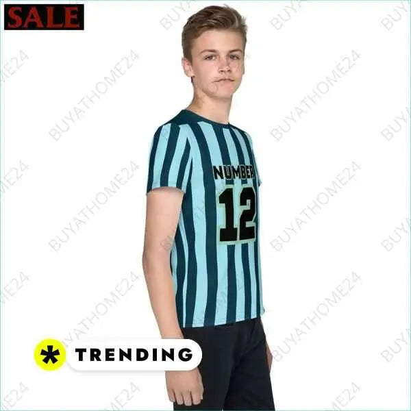 jungen-sport-t-shirt-134-cm-170-buyathome24-textildruck-576 - BUYATHOME24®