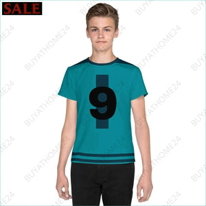 Jungen Sport T-Shirt 134 cm - 170 cm - BUYATHOME24 - Textildruck - GERMANY - Kinder Sport T-Shirt, KINDERMODE & BABYS