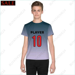 Jungen Sport T-Shirt 134 cm - 170 cm - BUYATHOME24 - Textildruck - GERMANY - Kinder Sport T-Shirt, KINDERMODE & BABYS