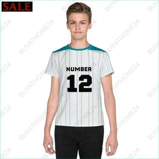 Jungen Sport T-Shirt 134 cm - 170 cm - BUYATHOME24 - Textildruck - GERMANY - Kinder Sport T-Shirt, KINDERMODE & BABYS