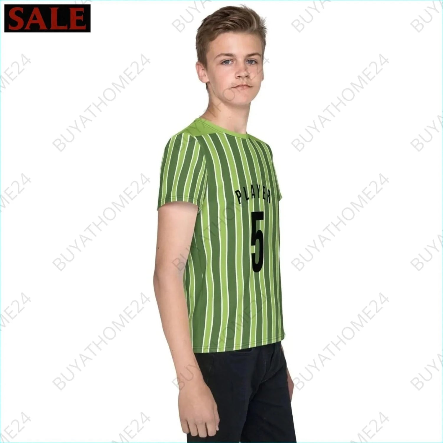 Jungen Sport T-Shirt 134 cm - 170 cm - BUYATHOME24 - Textildruck - GERMANY - Kinder Sport T-Shirt, KINDERMODE & BABYS