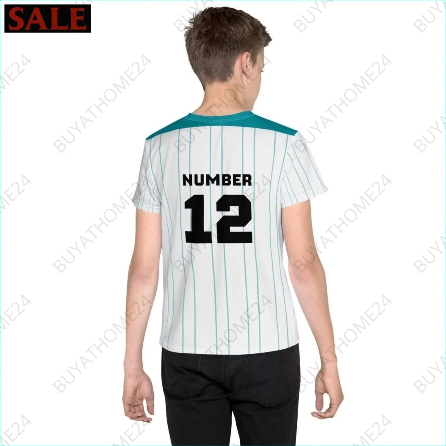 Jungen Sport T-Shirt 134 cm - 170 cm - BUYATHOME24 - Textildruck - GERMANY - Kinder Sport T-Shirt, KINDERMODE & BABYS