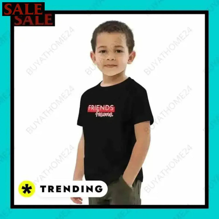 SALE % Rundhalsshirts I Kurzarm Grafik Unisex T-Shirt 3-14 Jahre BUYATHOME24®