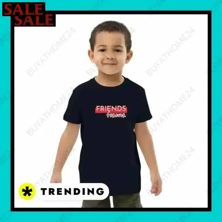 SALE % Rundhalsshirts I Kurzarm Grafik Unisex T-Shirt 3-14 Jahre BUYATHOME24®