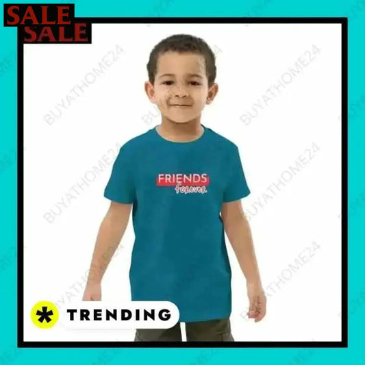 SALE % Rundhalsshirts I Kurzarm Grafik Unisex T-Shirt 3-14 Jahre BUYATHOME24®