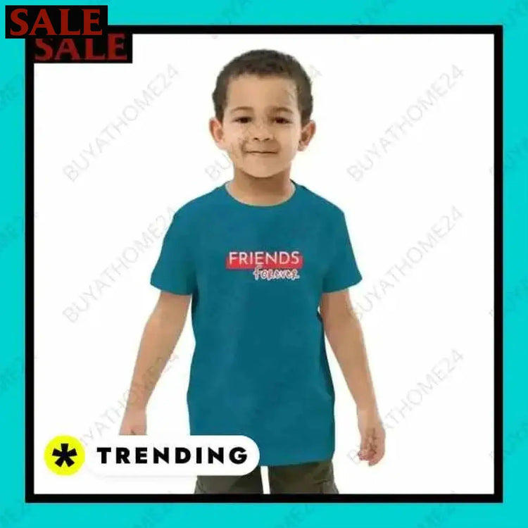 SALE % Rundhalsshirts I Kurzarm Grafik Unisex T-Shirt 3-14 Jahre BUYATHOME24®