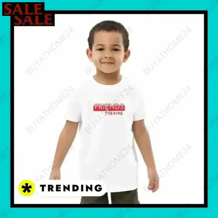 SALE % Rundhalsshirts I Kurzarm Grafik Unisex T-Shirt 3-14 Jahre BUYATHOME24®
