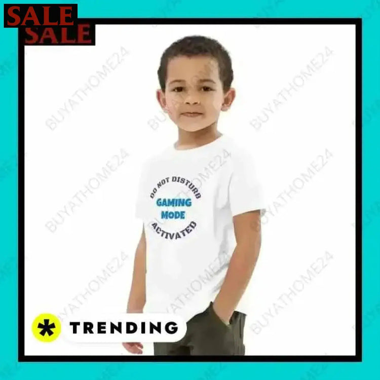 SALE % Rundhalsshirts I Kurzarm Grafik Unisex T-Shirt 3-14 Jahre BUYATHOME24®