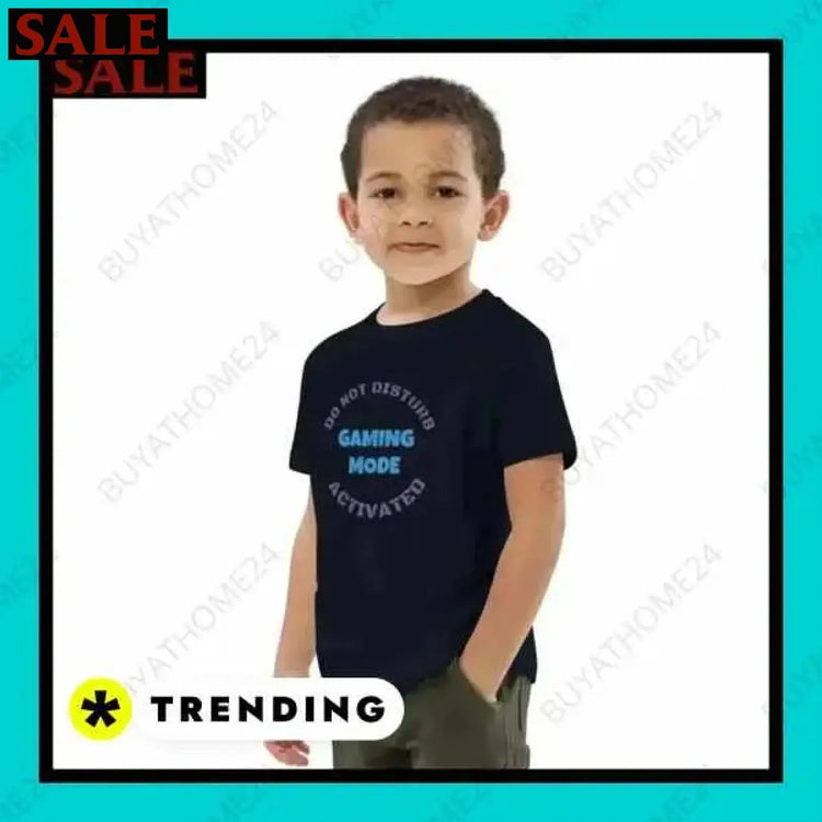 SALE % Rundhalsshirts I Kurzarm Grafik Unisex T-Shirt 3-14 Jahre BUYATHOME24®