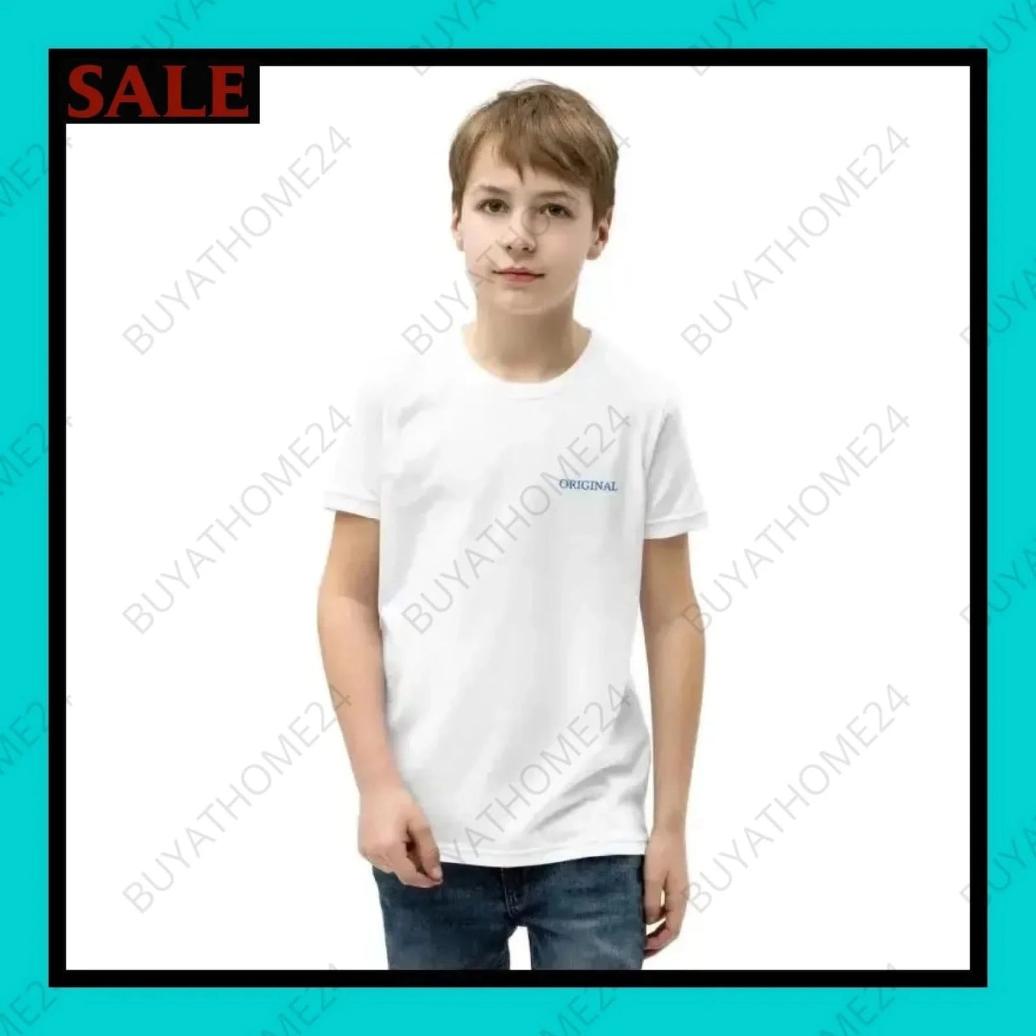 Jungen T-Shirt S-XL - BUYATHOME24 - bestickt - GERMANY - Kinder T-Shirt, KINDERMODE & BABYS, YOUR STYLE