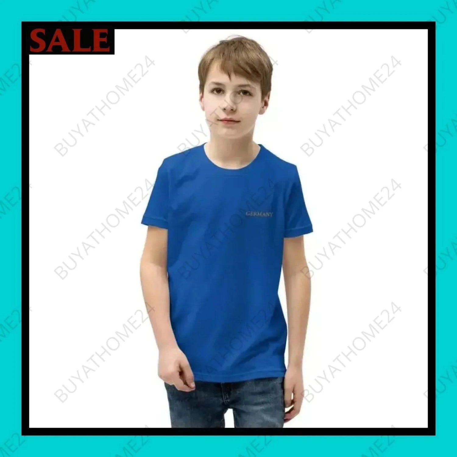 Jungen T-Shirt S-XL - BUYATHOME24 - bestickt - GERMANY - Kinder T-Shirt, KINDERMODE & BABYS, YOUR STYLE