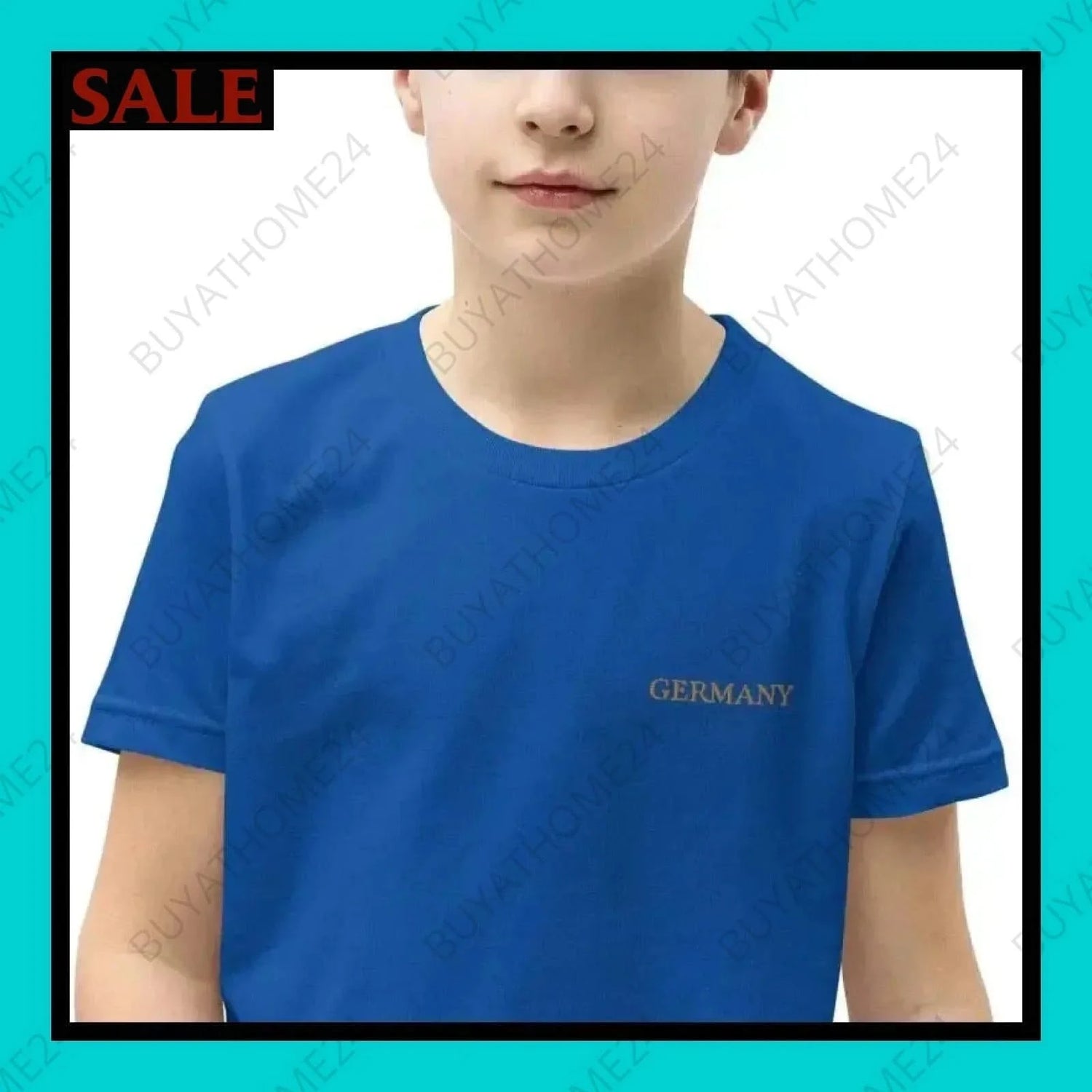 Jungen T-Shirt S-XL - BUYATHOME24 - bestickt - GERMANY - Kinder T-Shirt, KINDERMODE & BABYS, YOUR STYLE