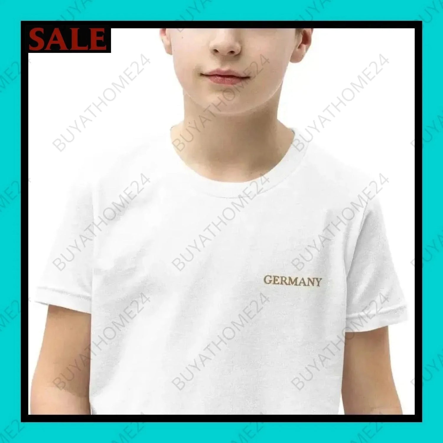 Jungen T-Shirt S-XL - BUYATHOME24 - bestickt - GERMANY - Kinder T-Shirt, KINDERMODE & BABYS, YOUR STYLE