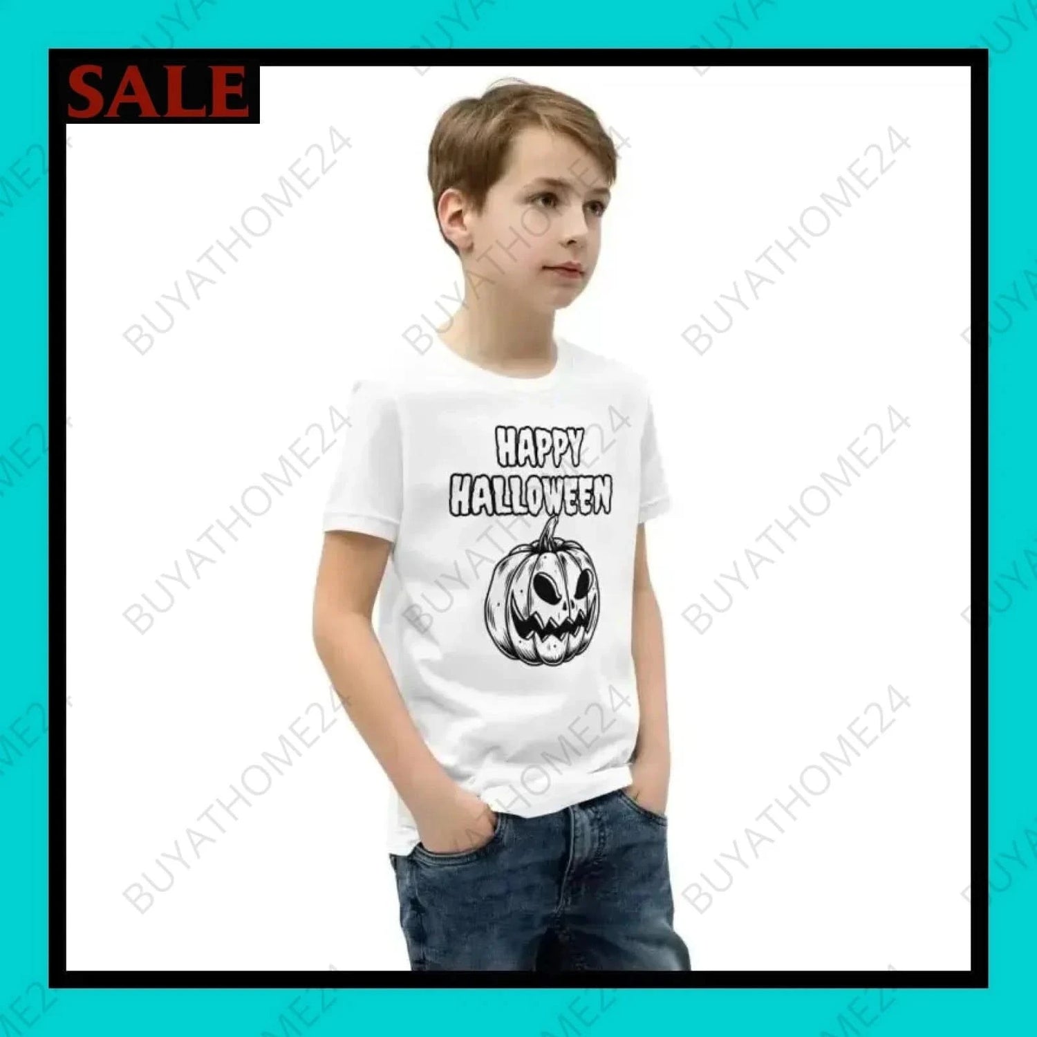 Jungen T-Shirt S-XL - BUYATHOME24 - T-Shirtdruck - GERMANY - HALLOWEEN, Kinder T-Shirt, KINDERMODE & BABYS, YOUR STYLE