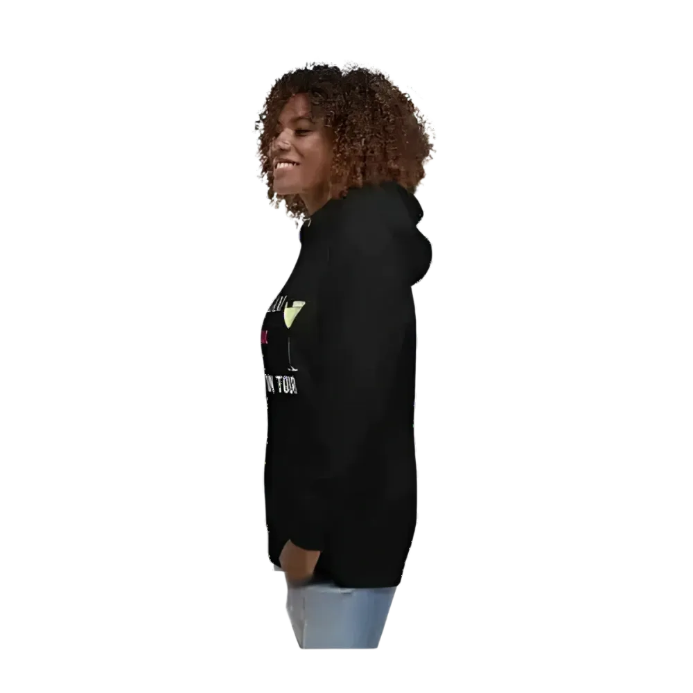 Grafik Damen Hoodie für Junggesellinnenabschied, Mädelsabend, in S bis 3XL, mit buntem Design, von BUYATHOME24