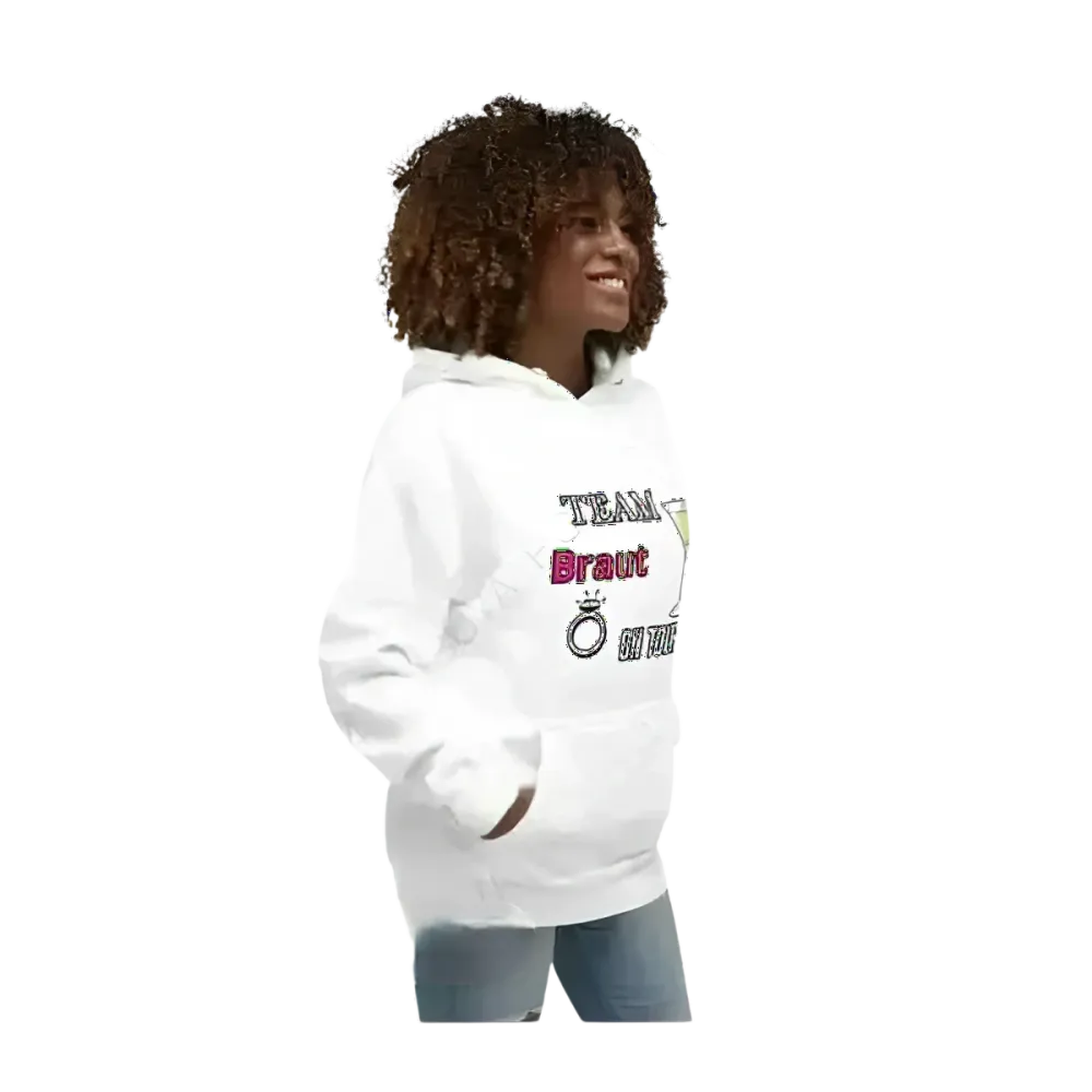 Grafik Damen Hoodie für Junggesellinnenabschied, Mädelsabend, in S bis 3XL, bequemer Kapuzenpullover in verschiedenen Größen