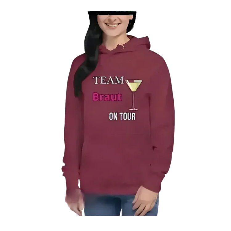 Grafik Damen Hoodie für Junggesellinnenabschied und Mädelsabend, in S bis 3XL, bequem und stylisch von BUYATHOME24