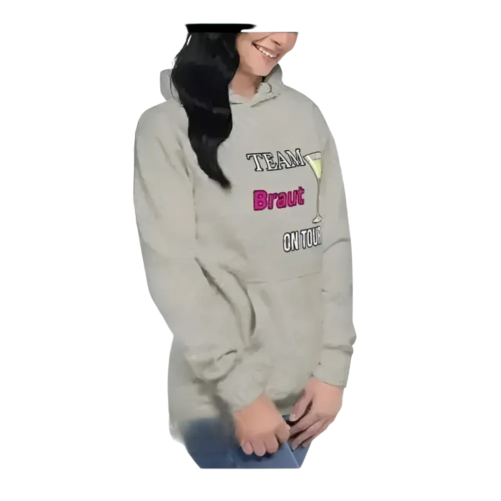 Grafikhoodie für Damen von BUYATHOME24, Kapuzenpullover für Junggesellinnenabschied und Mädelsabend, Größen S bis 3XL