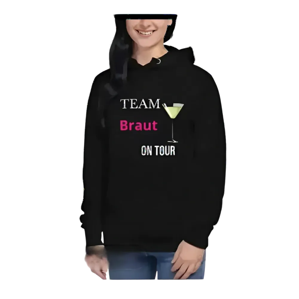 Grafik Damen Hoodie für Junggesellinnenabschied, Mädelsabend, in S bis 3XL, bequemer Kapuzenpullover von BUYATHOME24