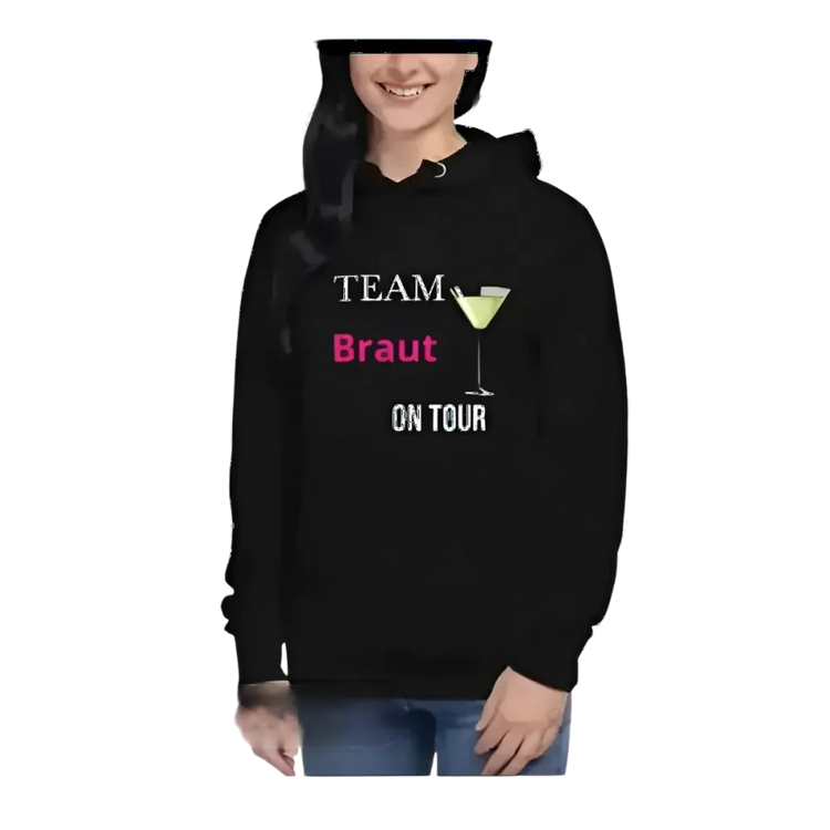 Grafik Damen Hoodie für Junggesellinnenabschied, Mädelsabend, in S bis 3XL, bequemer Kapuzenpullover von BUYATHOME24