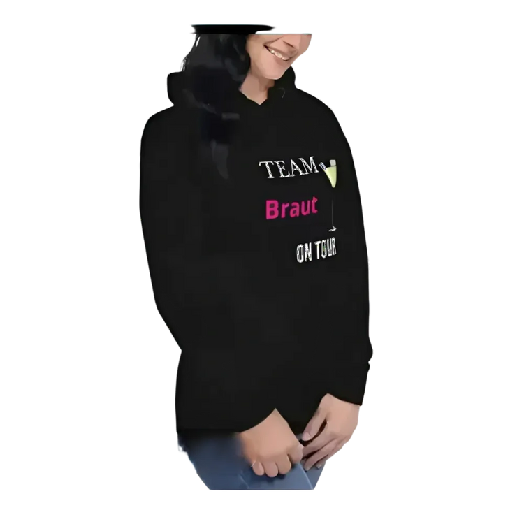 Grafik Damen Hoodie für Junggesellinnenabschied, Mädelsabend, in S bis 3XL, bequemer Kapuzenpullover von BUYATHOME24.