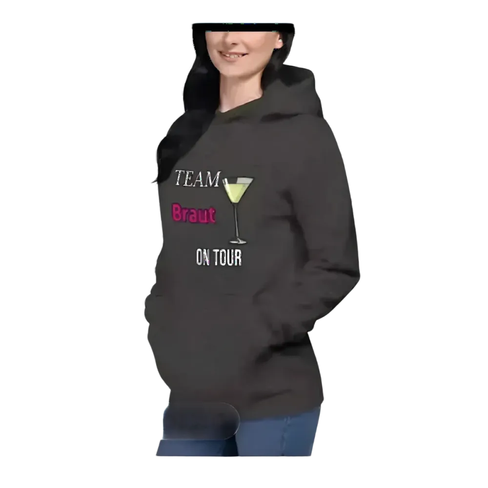 Grafikhoodie für Damen, Junggesellinnenabschied oder Mädelsabend, in S bis 3XL, bequemer Kapuzenpullover von BUYATHOME24