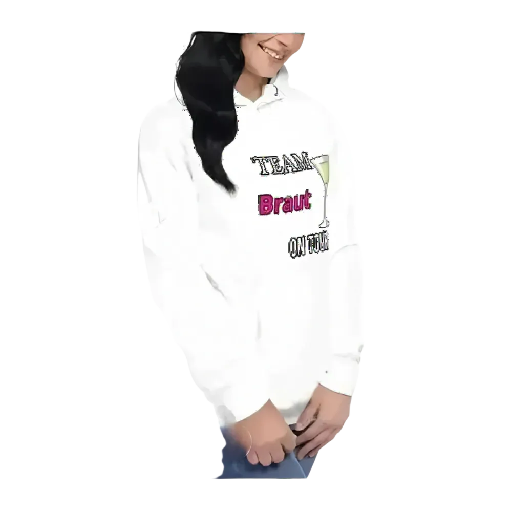 Grafik Damen Hoodie für Junggesellinnenabschied und Mädelsabend, in S bis 3XL, bequemer Kapuzenpullover von BUYATHOME24.