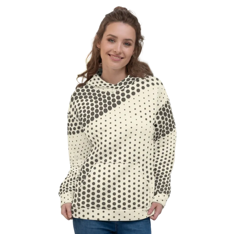 Unisex Kapuzenpullover mit Allover-Print, Damen Hoodie aus Polyester, in XS bis 3XL, bequem und modisch, von BUYATHOME24