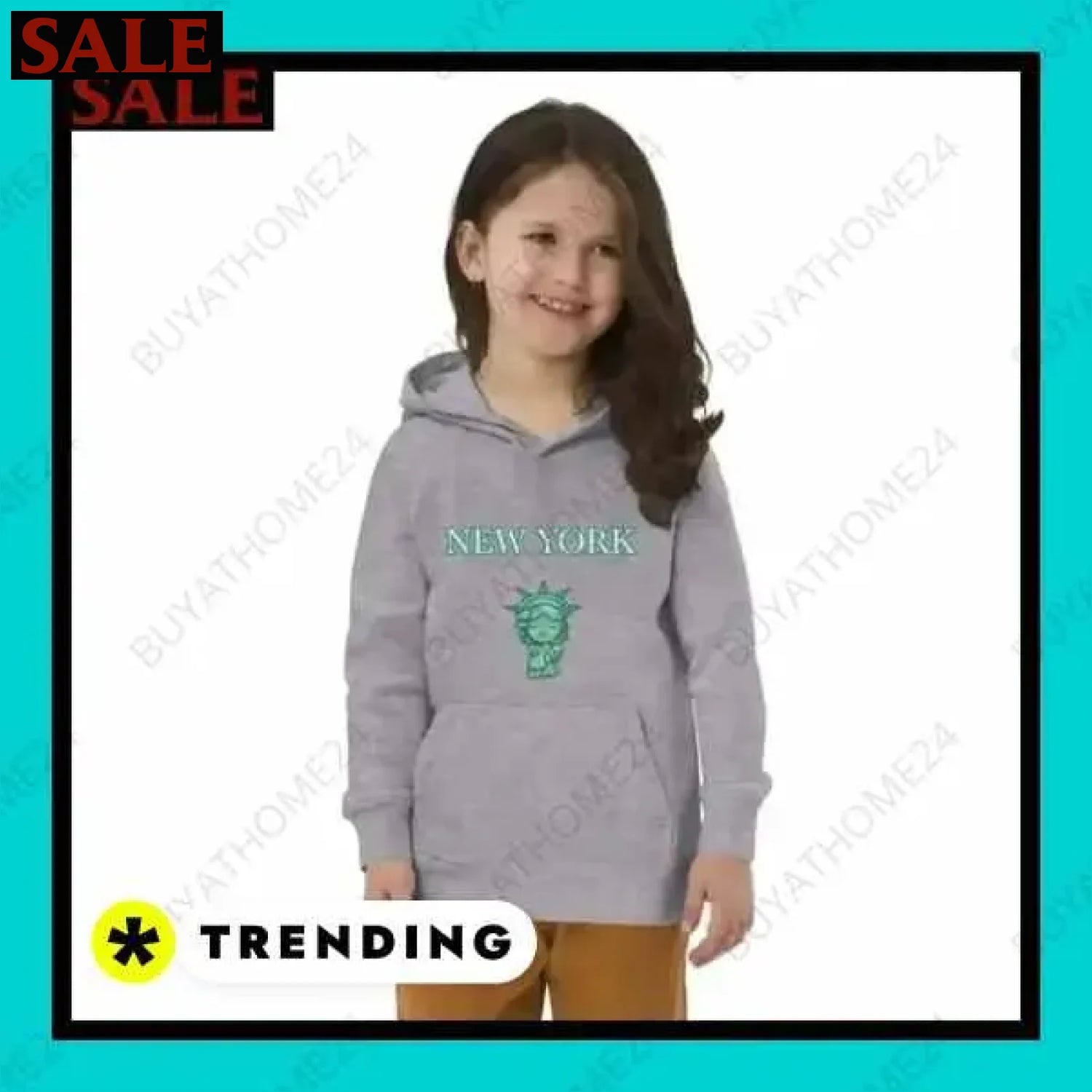 • Kapuzenpullover I Kinder Hoodie 4 Jahre - 12 Jahre  Textildruck BUYATHOME24, T-Shirts BUYATHOME24, Hoodies BUYATHOME24,  Hosen BUYATHOME24, Jacken BUYATHOME24, Schuhe BUYATHOME24