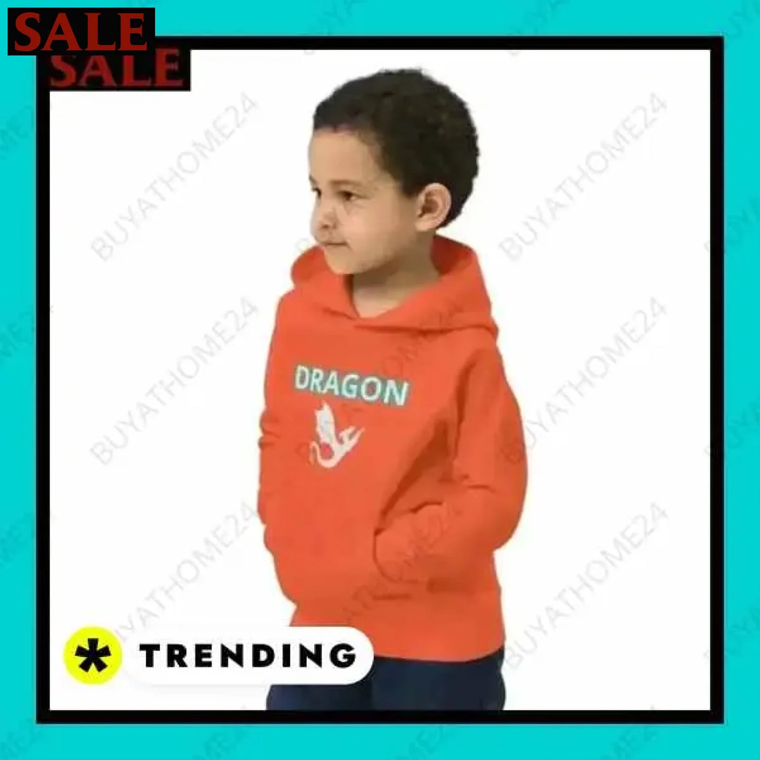 • Kapuzenpullover I Kinder Hoodie 4 Jahre - 12 Jahre  Textildruck BUYATHOME24, T-Shirts BUYATHOME24, Hoodies BUYATHOME24,  Hosen BUYATHOME24, Jacken BUYATHOME24, Schuhe BUYATHOME24