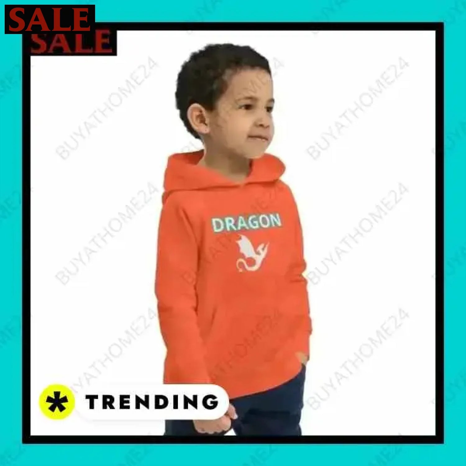 • Kapuzenpullover I Kinder Hoodie 4 Jahre - 12 Jahre  Textildruck BUYATHOME24, T-Shirts BUYATHOME24, Hoodies BUYATHOME24,  Hosen BUYATHOME24, Jacken BUYATHOME24, Schuhe BUYATHOME24