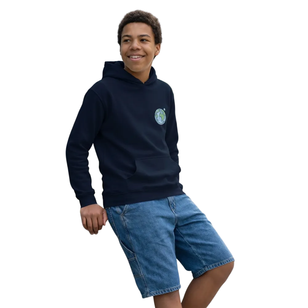 Unisex Kinder Hoodie aus 100% Baumwolle mit Grafik, Kapuzenpullover in XS bis XL, bequemer Kinder Hoodie von BUYATHOME24