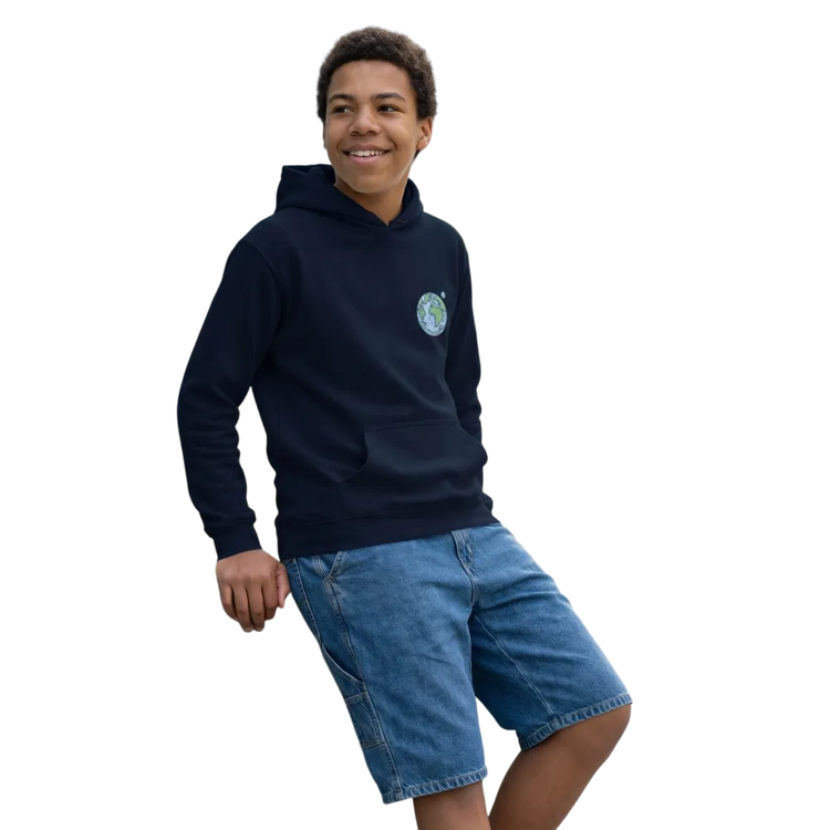 Unisex Kinder Hoodie aus 100% Baumwolle mit Grafik, Kapuzenpullover in XS bis XL, bequemer Kinder Hoodie von BUYATHOME24