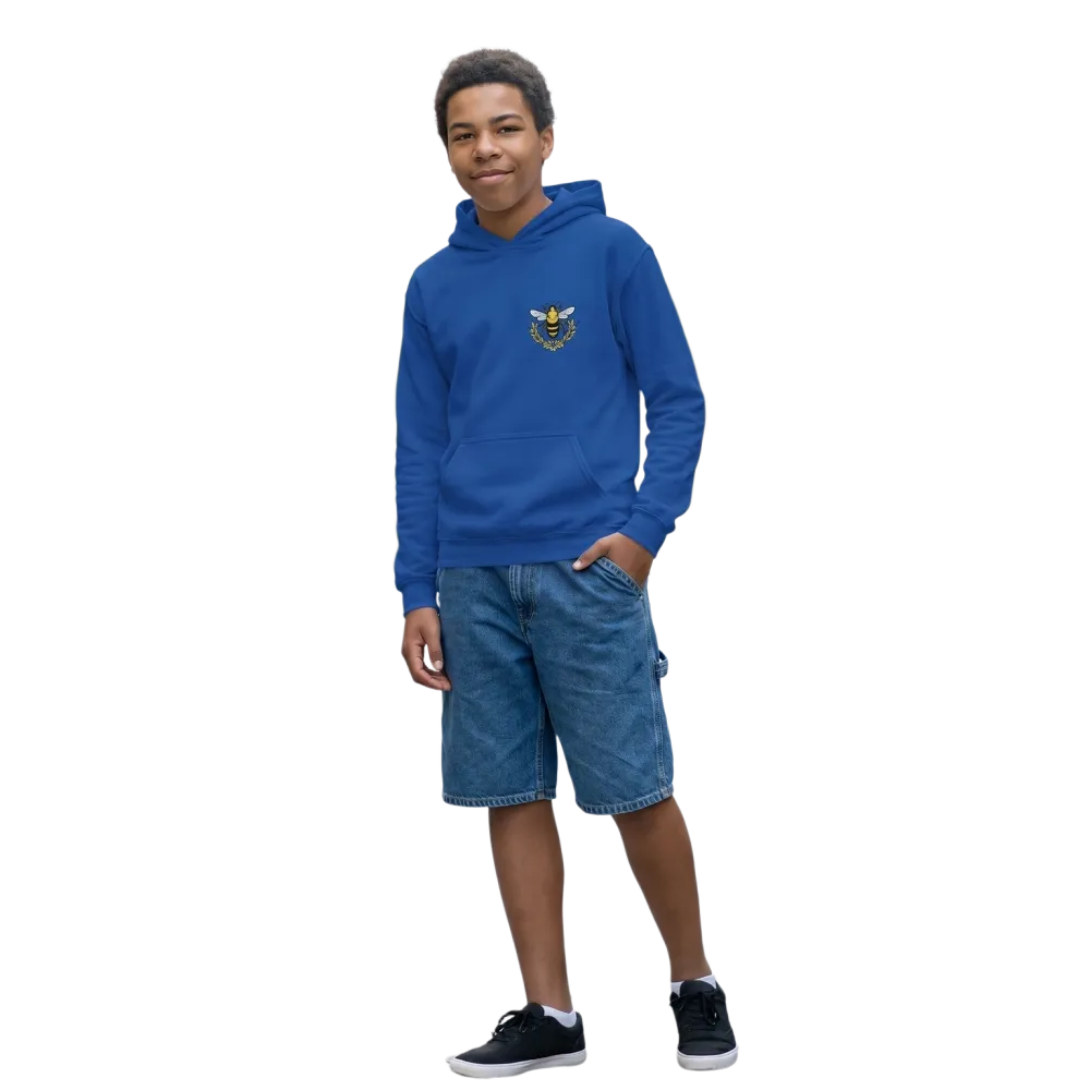 Unisex Kinder Hoodie in Baumwolle mit Grafik, Kapuzenpullover in XS bis XL, bequemer Kapuzenpullover für Kinder