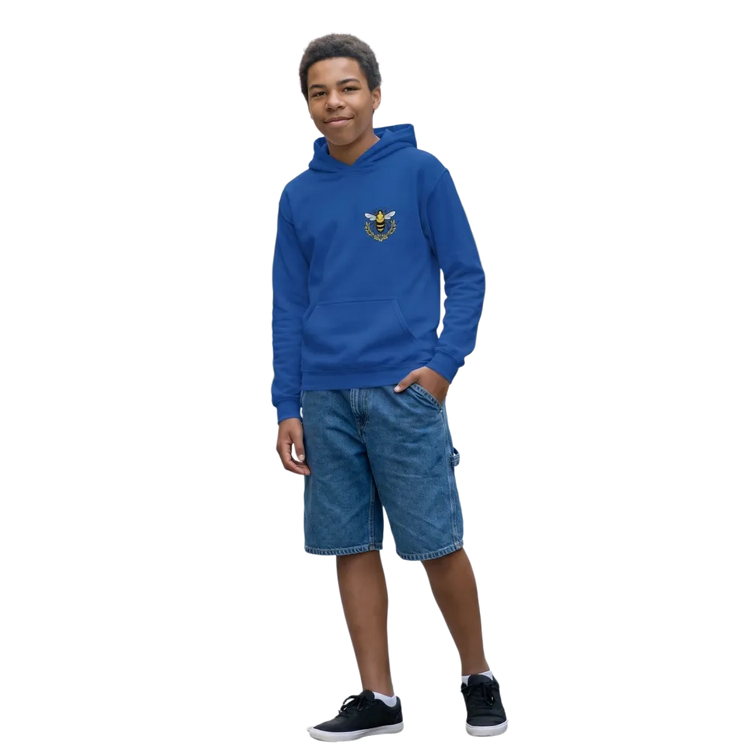Unisex Kinder Hoodie in Baumwolle mit Grafik, Kapuzenpullover in XS bis XL, bequemer Kapuzenpullover für Kinder