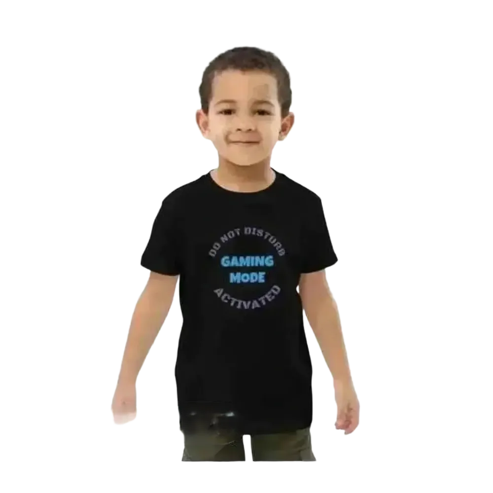 Kinder Rundhalsshirt mit buntem Grafikdruck, Unisex Baumwoll-T-Shirt für Jungen im Alter von 3 bis 14 Jahren.