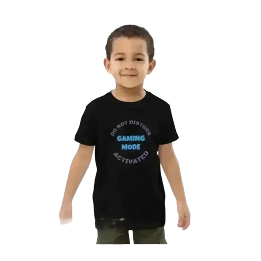 Kinder Rundhalsshirt mit buntem Grafikdruck, Unisex Baumwoll-T-Shirt für Jungen im Alter von 3 bis 14 Jahren.