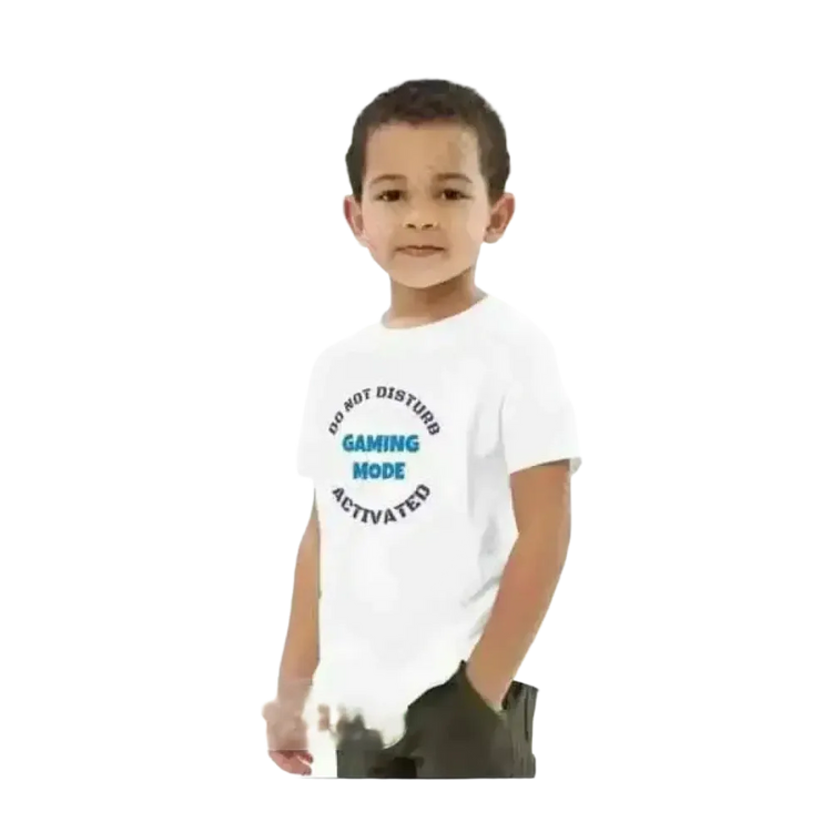 Kinder-Rundhals-Shirt von BUYATHOME24, Unisex Grafik-T-Shirt aus Baumwolle für Jungen im Alter von 3 bis 14 Jahren.