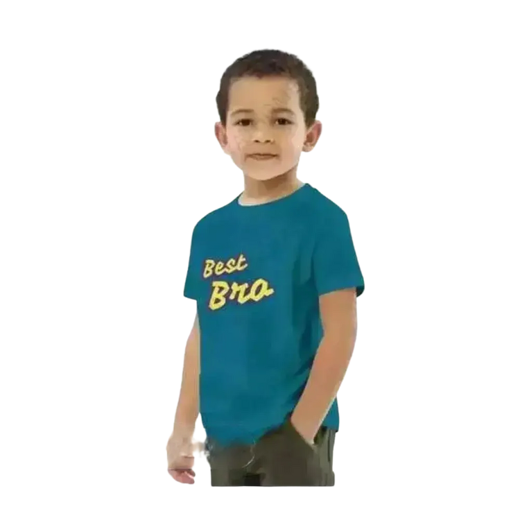 Kinder Jungen T-Shirt mit Rundhalsausschnitt und Grafik, Kurzarm, für Kinder von 3 bis 14 Jahren, in lebendigen Farben.