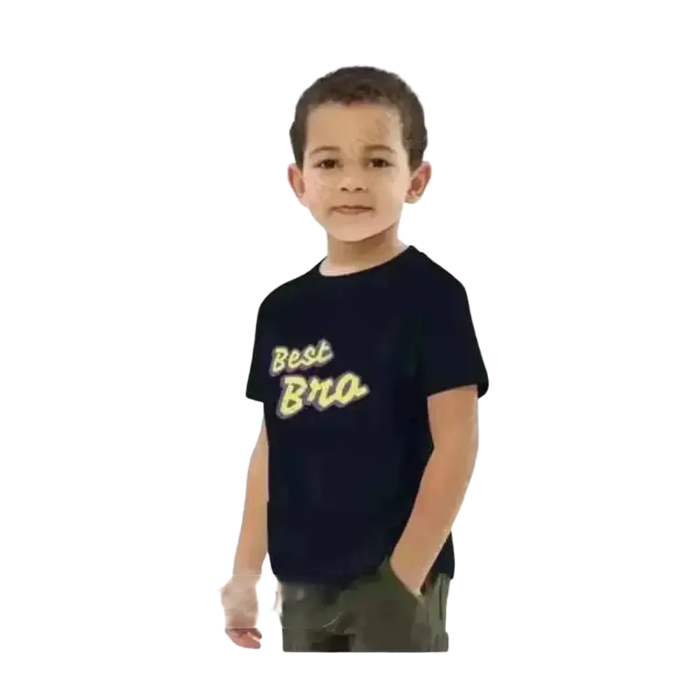 Kinder Rundhalsshirt mit Grafik für Jungen, Kurzarm T-Shirt in Größe 3-14 Jahre, blaues Baumwollshirt von BUYATHOME24.
